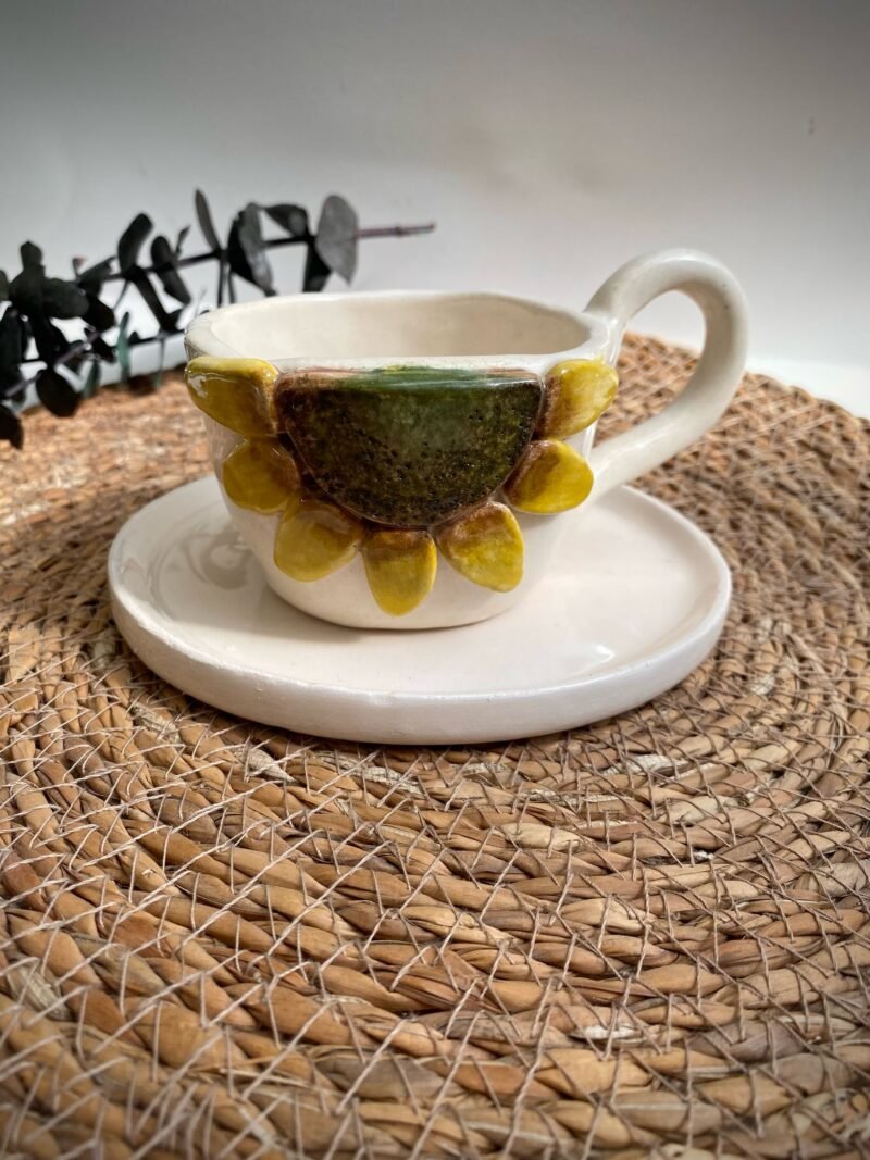 Sunflower Fincan & Sütlük - Görsel 3