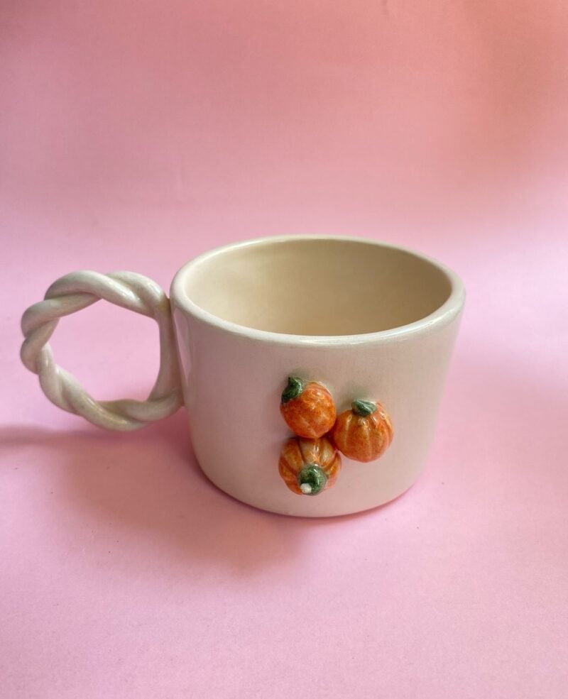 Pumpkin Fincan Örgü Kulp - Görsel 3